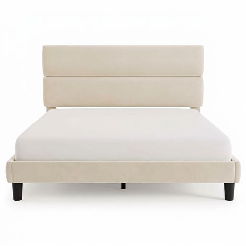 GRUSIGN Queen Platform Bed Frame